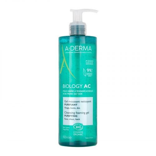A-DERMA BIOLOGY GEL LIM PUR 400ML