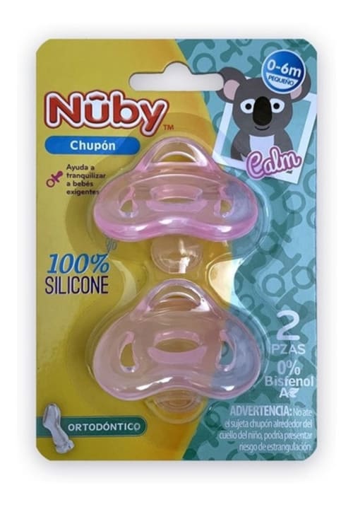 CHUPON NUBY CALM ORTODON 0-6M 2PZ