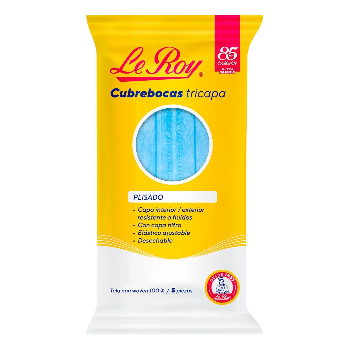 CUBREBOCAS DESECH LE ROY PLISA C/5