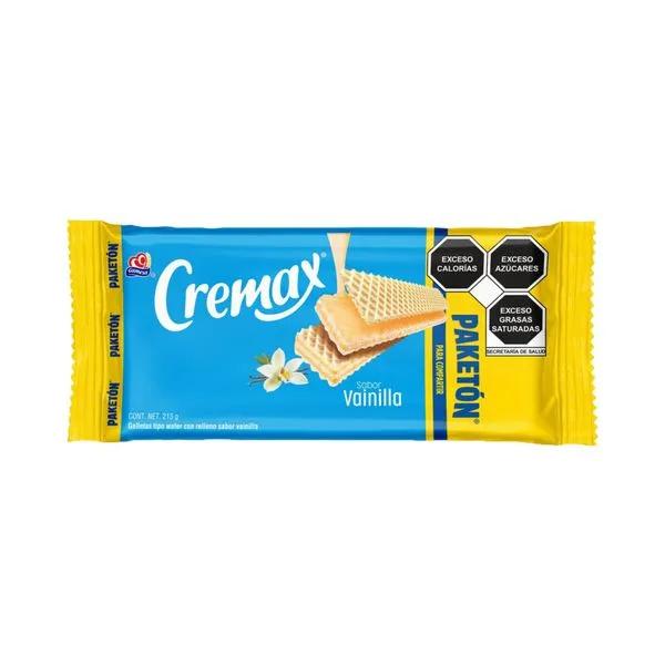 CREMAX GAMESA VAINILLA BOLSA 213GR