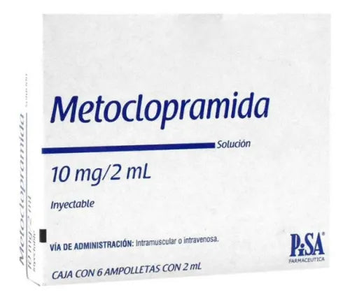 METOCLOPRAMIDA 10MG/2ML C/6AMP SI