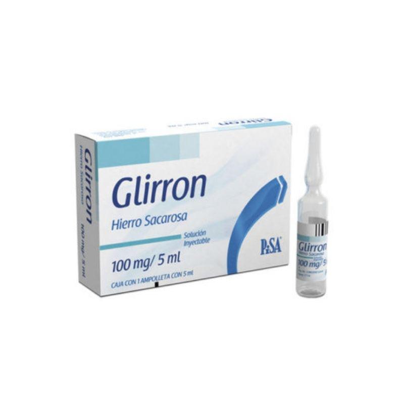 GLIRRON 100MG/5ML C/5ML 1AMP SI