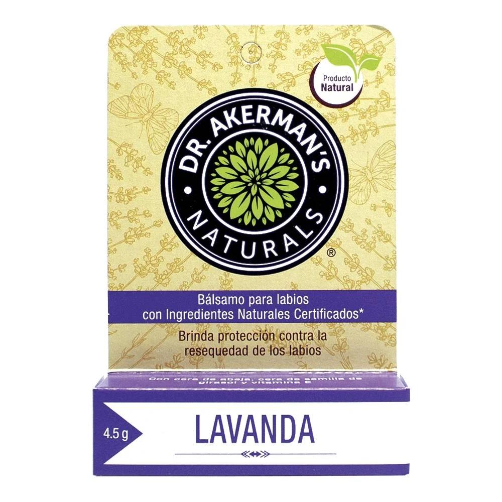 DR AKERMANS BALM P/LABIOS NATURALS LAVANDA 4.5G