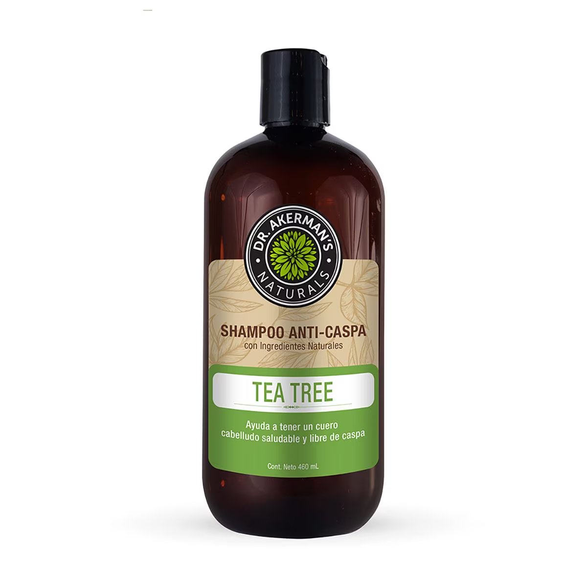 DR AKERMANS NATURALS SH ANTICASPA TEA TREE 460ML