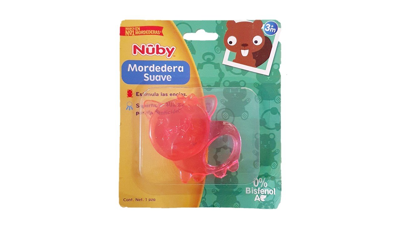 MORDEDERA NUBY SUAVE + 3M FIGURAS