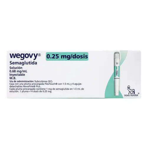 WEGOVY 0.25MG PLUMA 4 DOSIS .68MG
