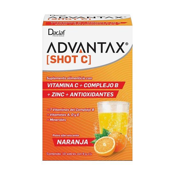 ADVANTAX SHOT VIT C COMP B 10 SOB 8.8 G