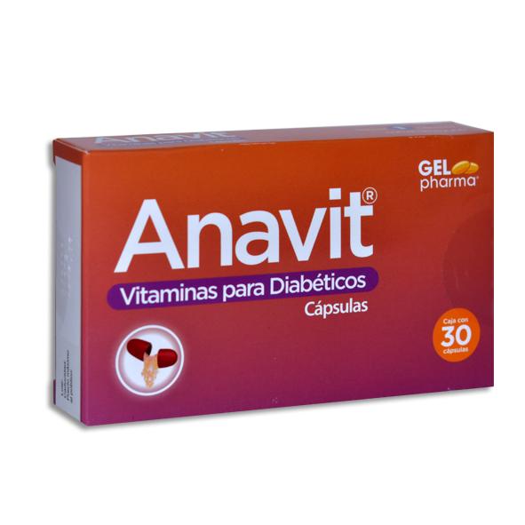 ANAVIT 30 CAPS 3.3/5/5/.005/100 MG