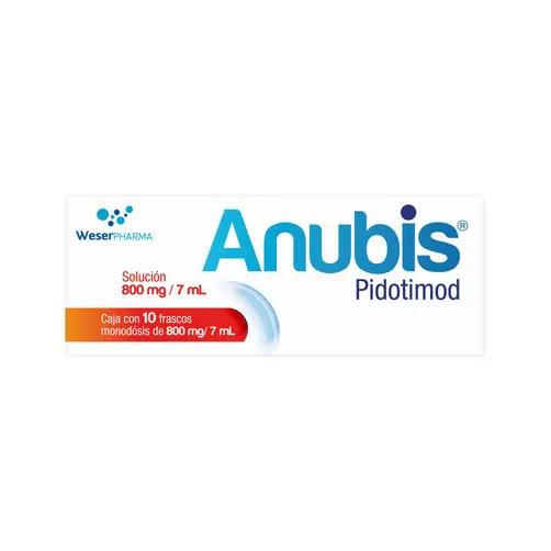 ANUBIS 800MG/7ML SOL CAJA 10 FCOS