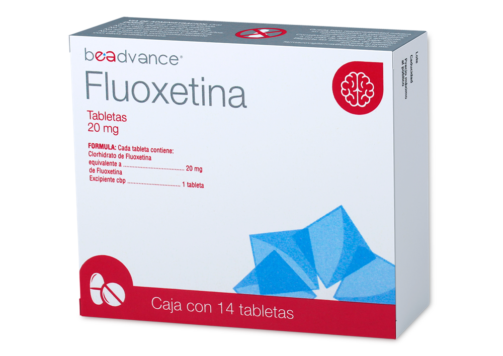 FLUOXETINA 14 TAB 20 MG