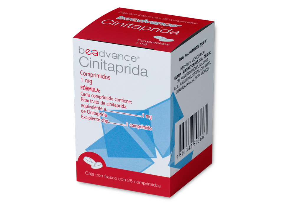 CINITAPRIDA 25 COMP 1 MG