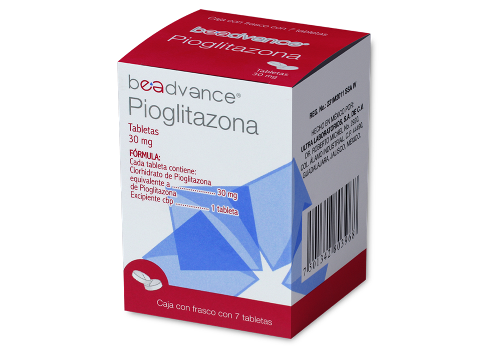 PIOGLITAZONA 7 TAB 30MG BEADVANCE
