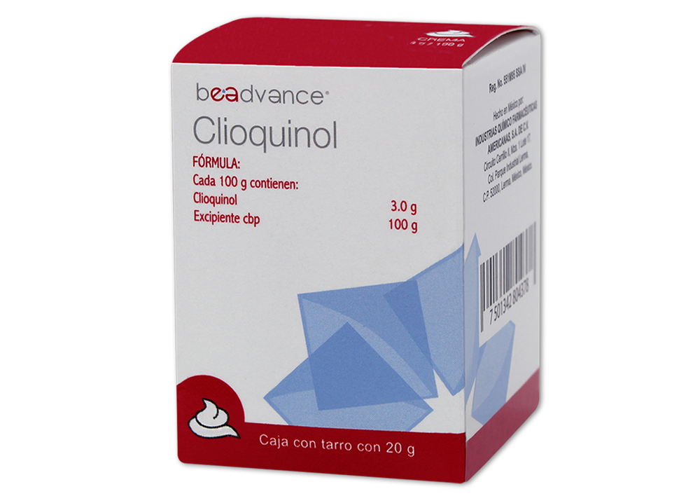 CLIOQUINOL 1 TARRO 20 G 3/100 G