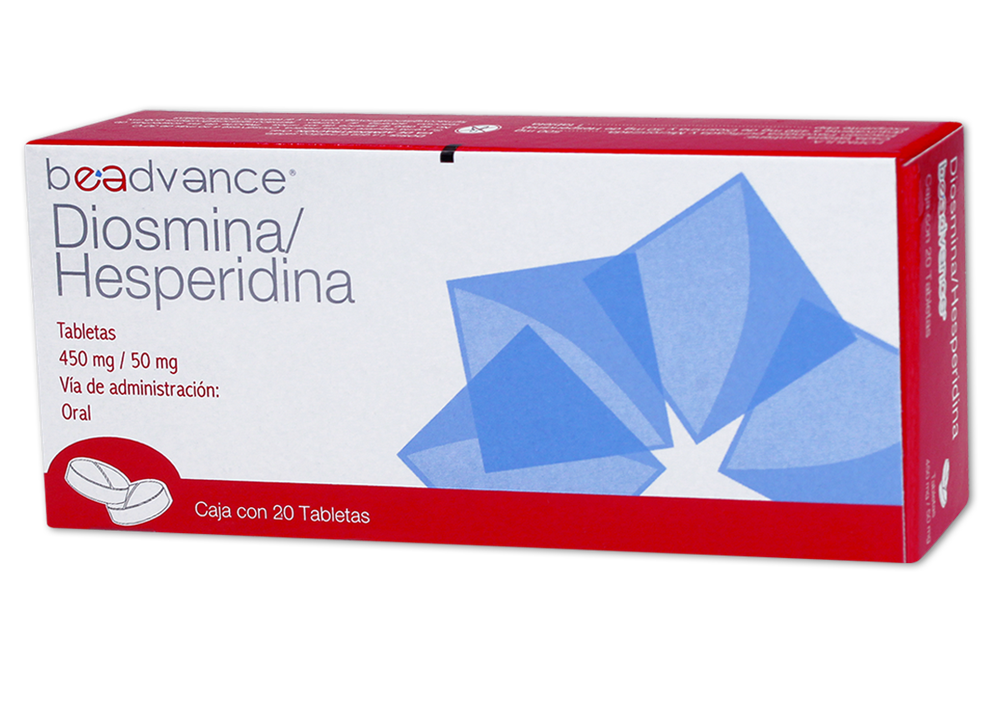 DIOSMINA HESPERIDINA 20 TAB 450/50 MG