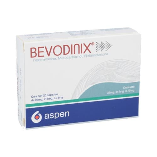 BEVODINIX 25/215/0.75MG CAPS 20