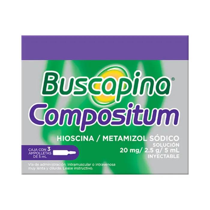 BUSCAPINA COMP 3X5ML AMP