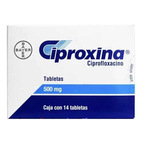CIPROXINA 500 MG 14 TAB