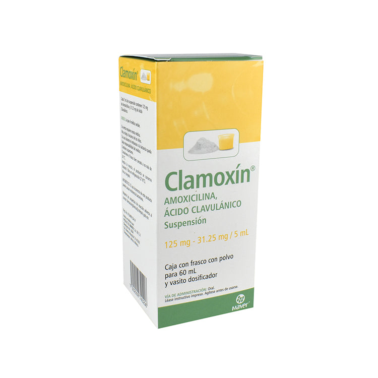 CLAMOXIN 1 SUSP 125/31.25MG/5/60 ML