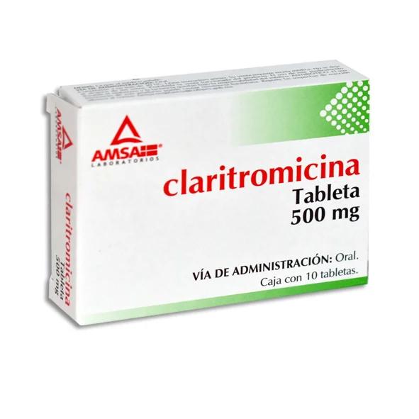 CLARITROMICINA 10 TAB 500 MG