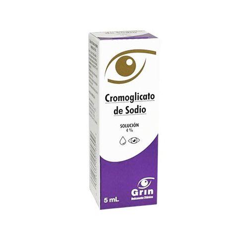 CROMOG DE SODIO 1 SOL OFT 5 ML/4% (GRIN)