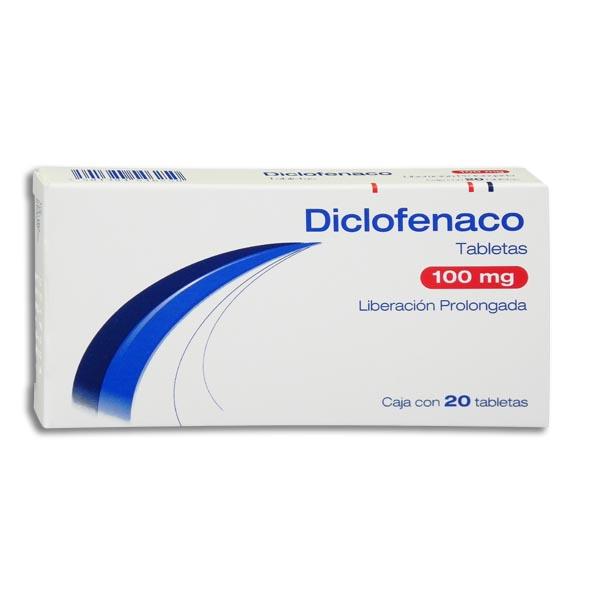 DICLOFENACO LP 20 TAB 100 MG