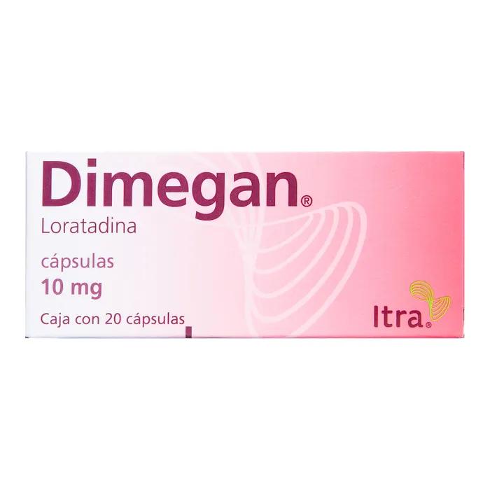 DIMEGAN 10 MG 20 CAPS