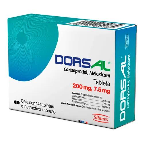 DORSAL 200/7.5 MG 14 TAB