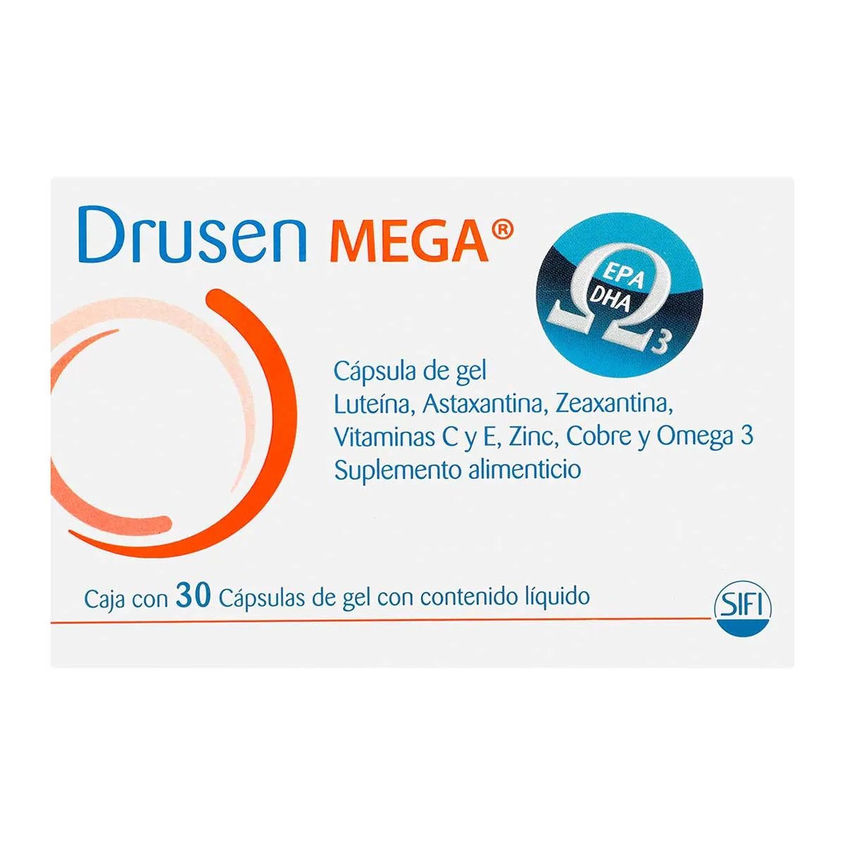 DRUSEN MEGA SUP ALIM 30 CAPS