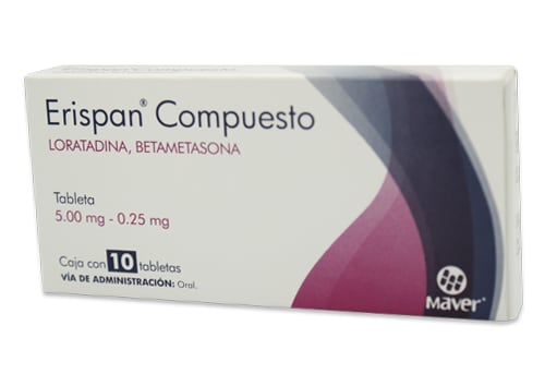 ERISPAN COMP 10 TAB 5/0.25 MG