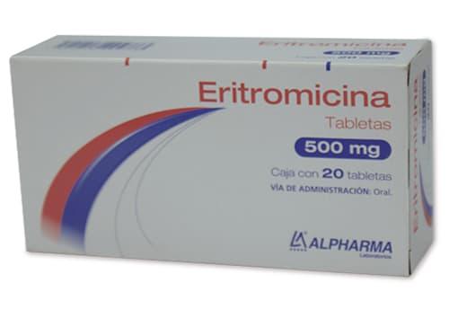 ERITROMICINA 20 TAB 500 MG