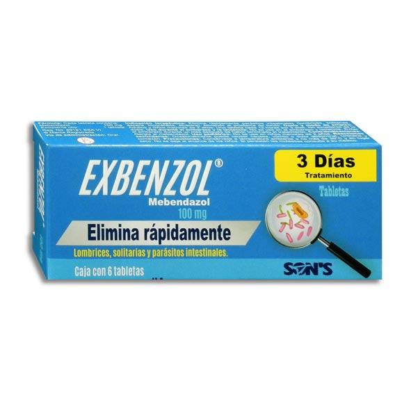 EXBENZOL 6 TAB 100 MG
