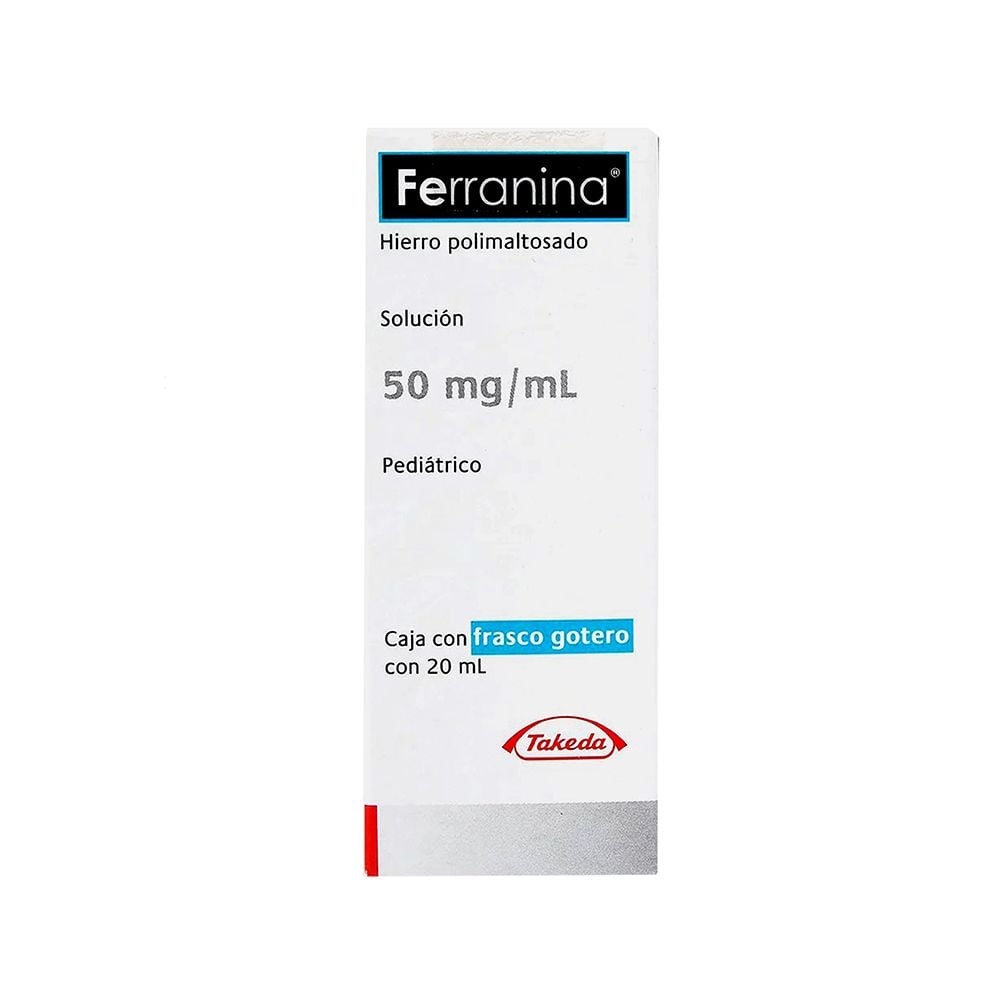 FERRANINA 50MG GTS PED 20ML SOL