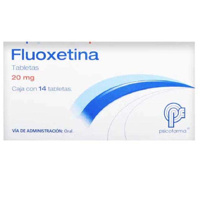FLUOXETINA 14 TAB 20 MG