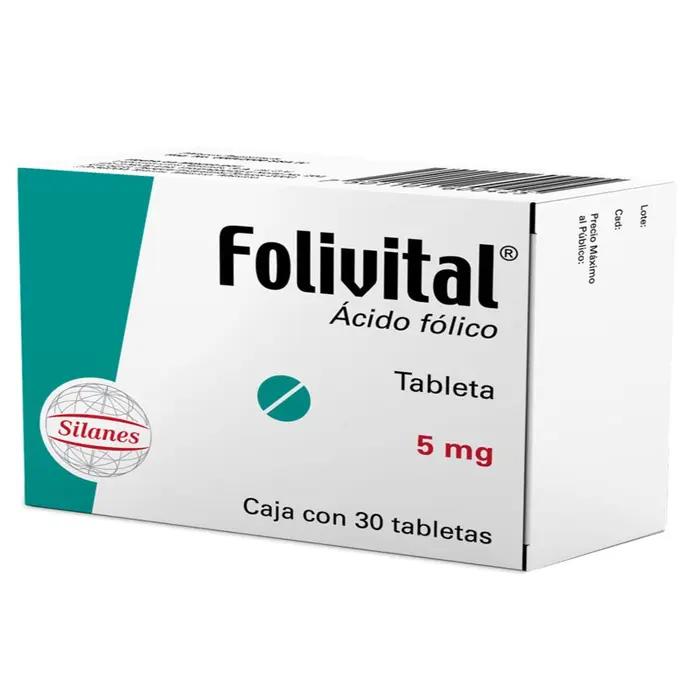 FOLIVITAL 5 MG 30 TAB