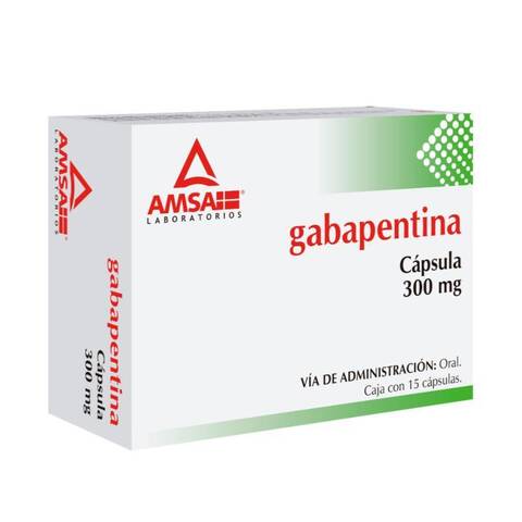 GABAPENTINA 15 CAPS 300 MG