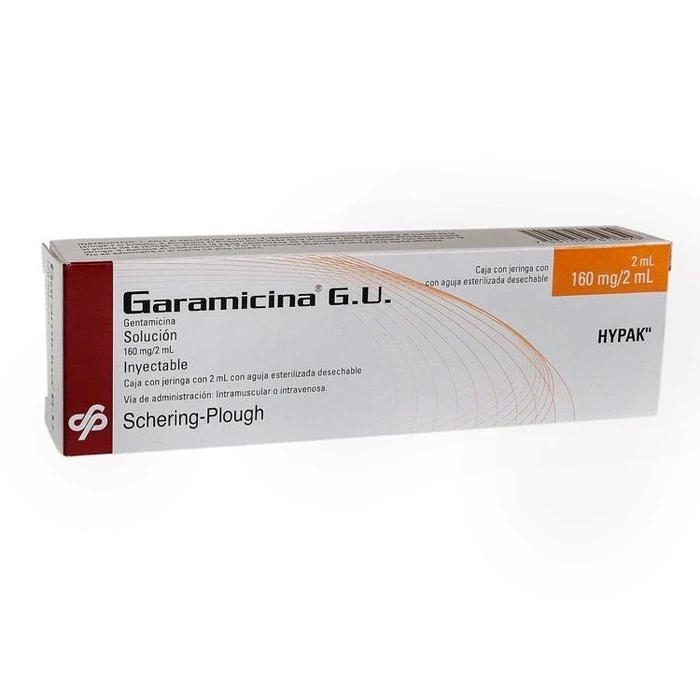GARAMICINA GU 160MG/2ML HIPAK C/JGA