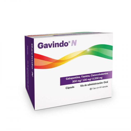 GAVINDO N 300/100/0.200MG 60 CAPS