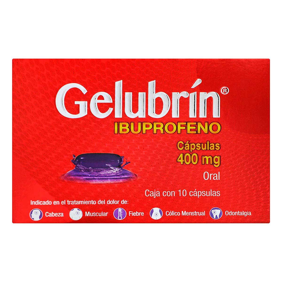GELUBRIN 10 CAPS 400 MG