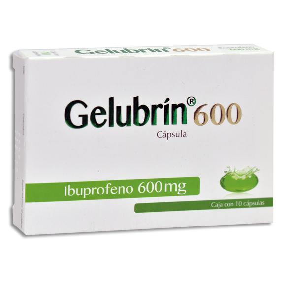 GELUBRIN 10 CAPS 600 MG