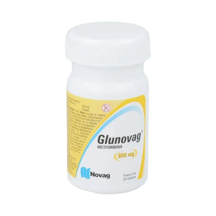 GLUNOVAG 30 TAB 850 MG