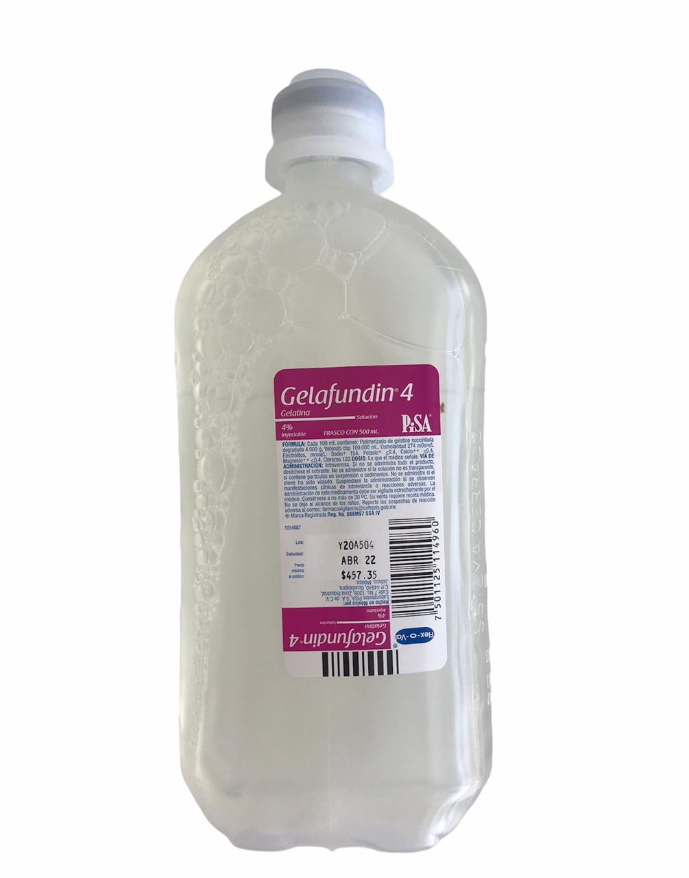 GELAFUNDIN 4 4G/100ML C/500ML FCO FLX SI