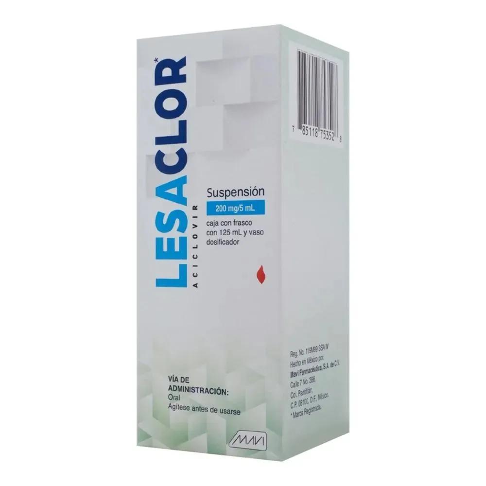 LESACLOR 1 SUSP 200MG/5/125 ML