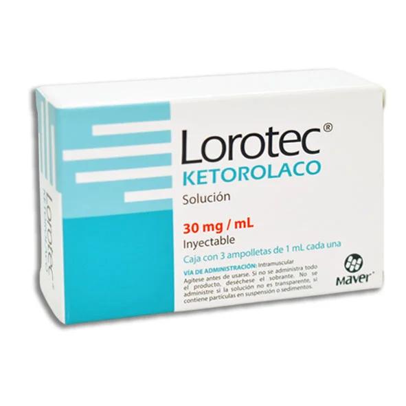 LOROTEC 3 AMP 30 MG