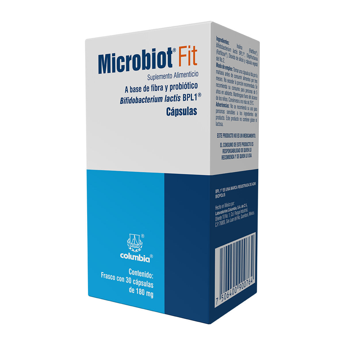 MICROBIOT FIT 180MG S ALIM 30CAPS