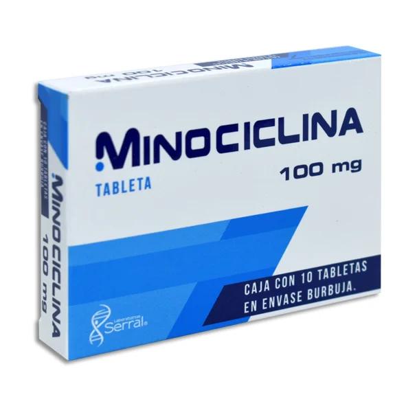 MINOCICLINA 10 TAB 100MG SERRAL