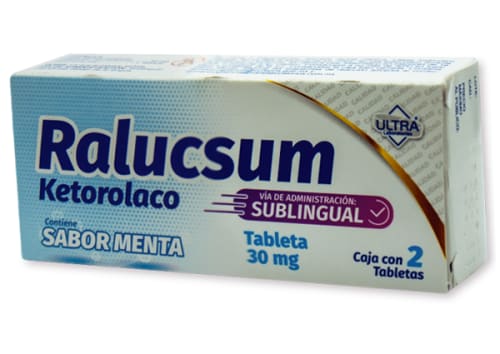 RALUCSUM 2 TAB SUBL 30MG ULTRA