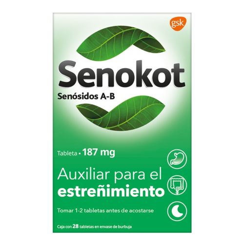 SENOKOT 187MG SENOSIDOS A-B 28TAB