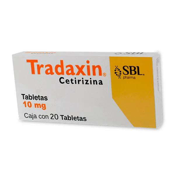 TRADAXIN 10MG CETIRIZINA CAJA C/20 TABS