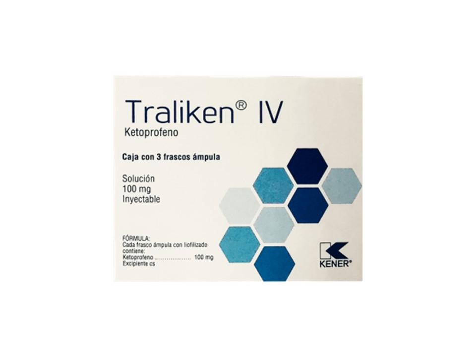 TRALIKEN IV 3 FA 100 MG