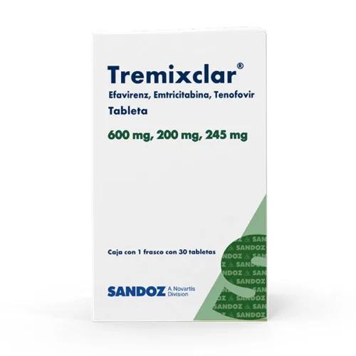 TREMIXCLAR 600/200/245 MG 30 TAB